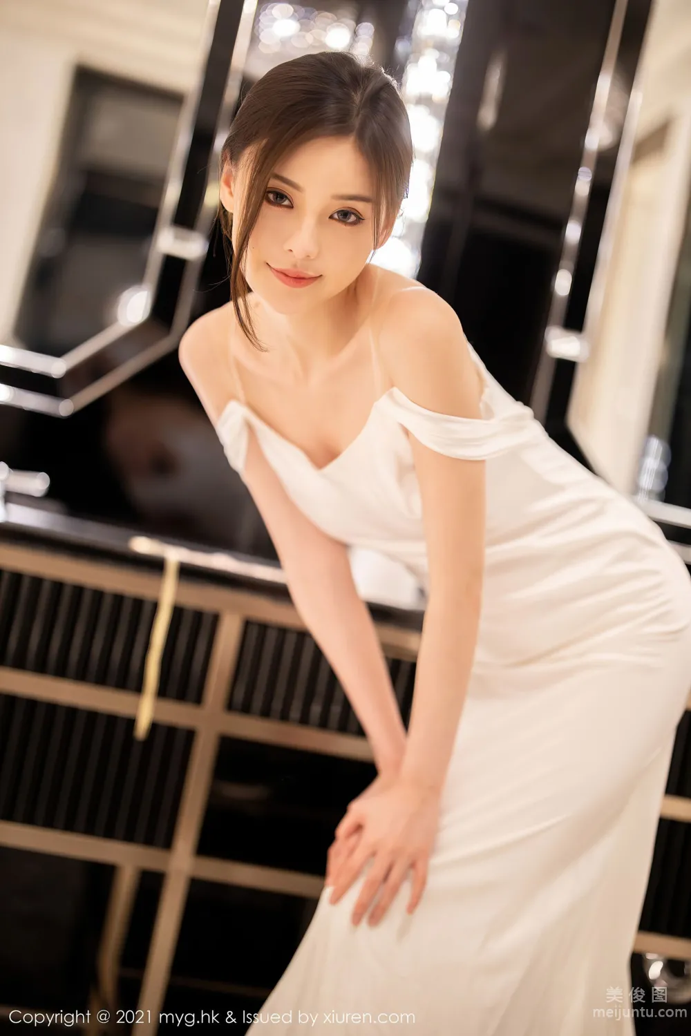 [美媛館MyGirl] Vol.552 小夕juju - 唯美動人的白色新娘 34
