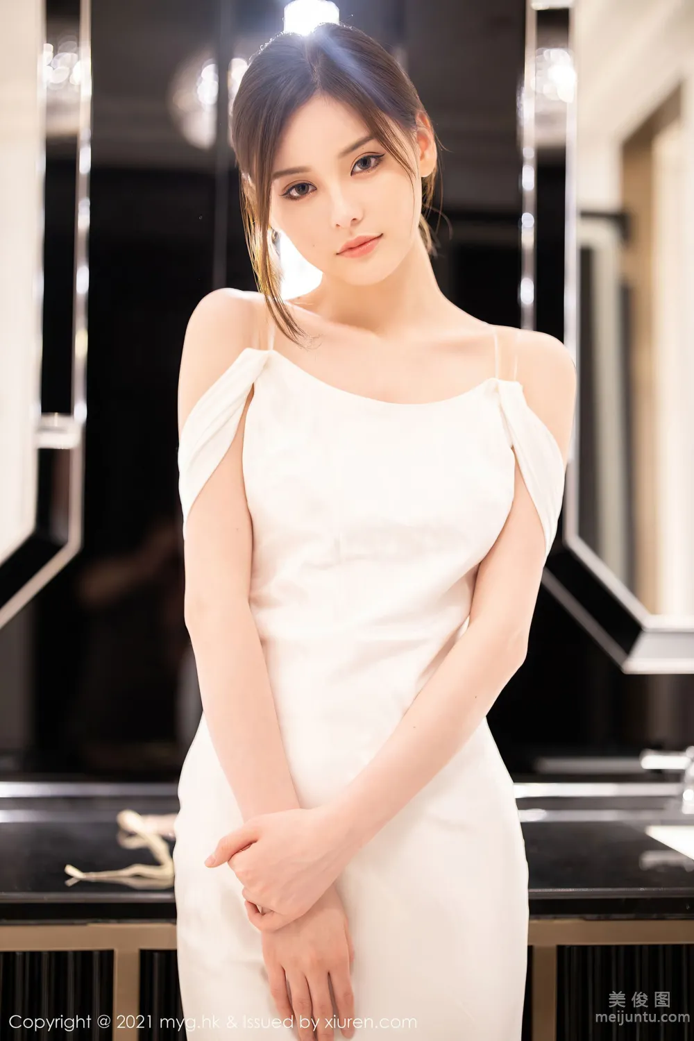 [美媛館MyGirl] Vol.552 小夕juju - 唯美動人的白色新娘 51