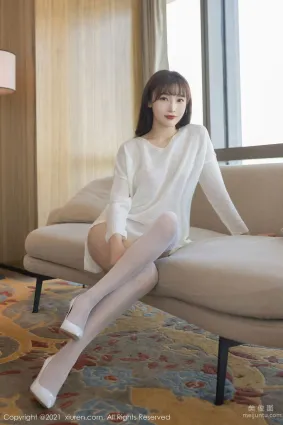 [秀人XIUREN] No.3609 陸萱萱 - 白色毛衣主題系列
