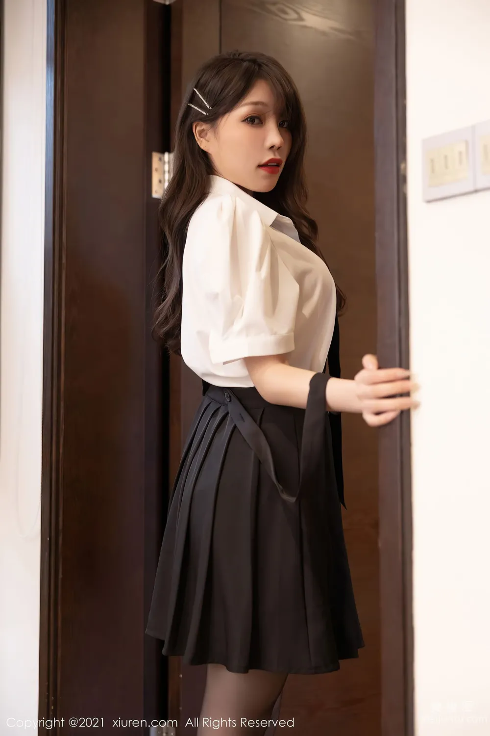 [XiuRen] No.3643 Zhizhi Booty, Maid Theme Series photo 23