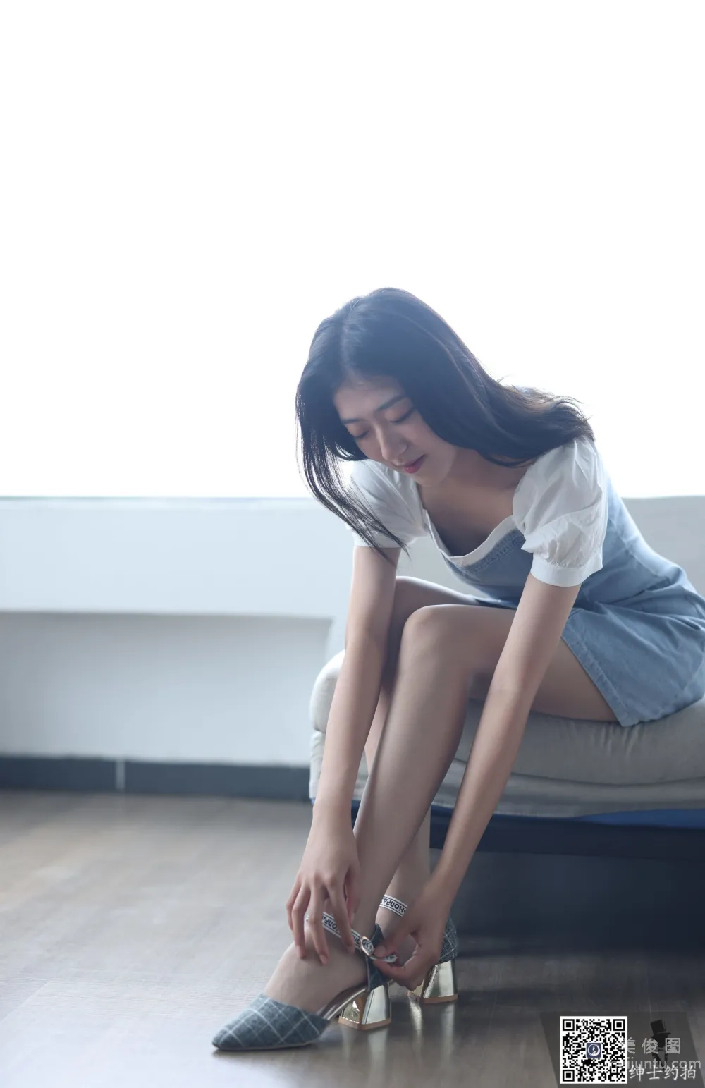 [绅士约拍] SS022 帆帆 清纯少女美腿写真8