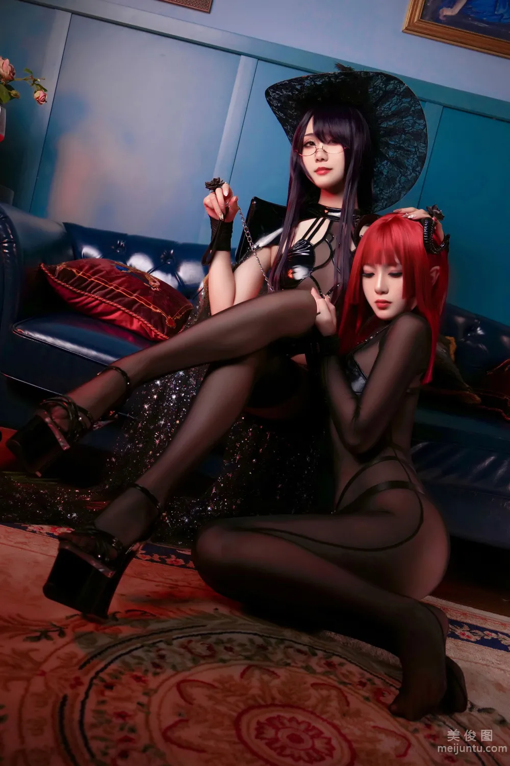 [網紅COSER寫真] 曉美媽&amp;羊大真人 - 魔女集會 6