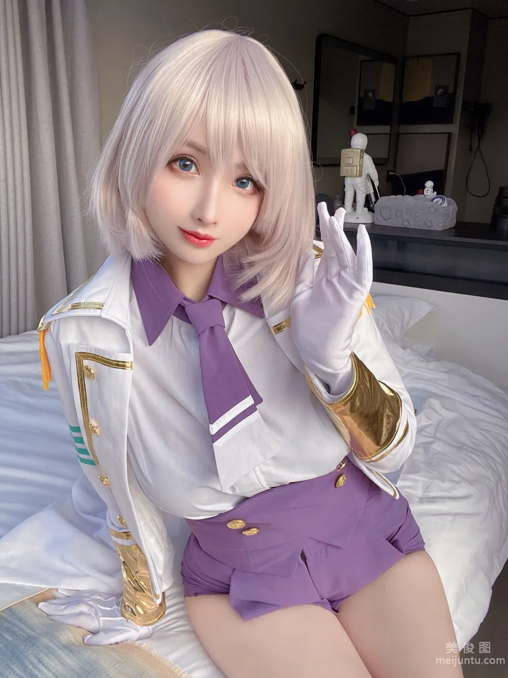 [Web Idols COSER Photos] rioko Liang Liangzi - Denkou Kio Raccoon Set photo 49