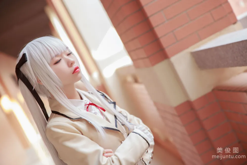 [Web Idol COSER Photos] G44 Buhui Shoushang, Wu Zhi School Uniform photo 3
