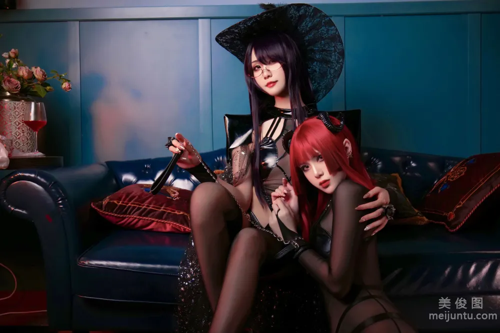 [网红COSER写真] 曉美媽&羊大真人 - 魔女集会3