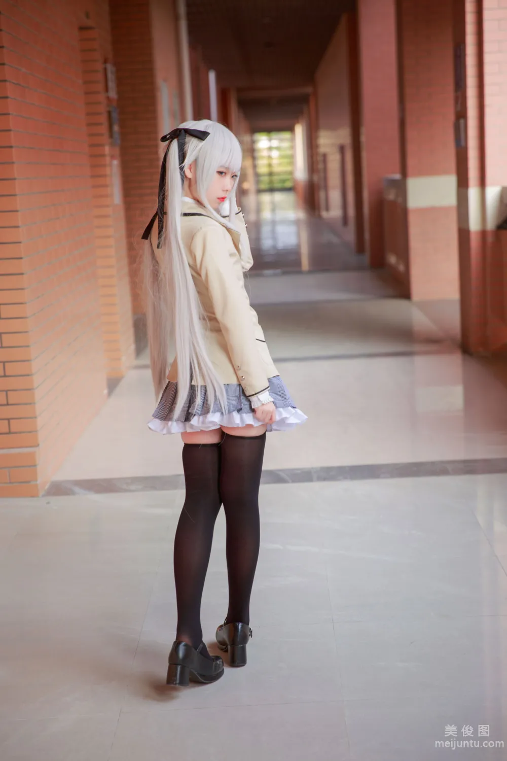 [Web Idol COSER Photos] G44 Buhui Shoushang, Wu Zhi School Uniform photo 7