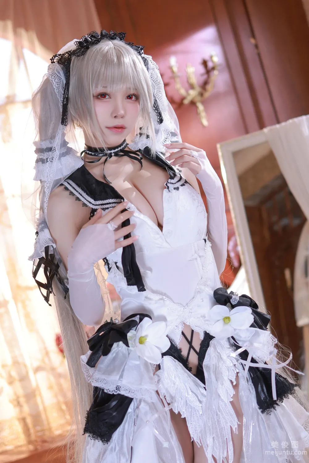 [网红COSER写真] 水淼aqua - 碧蓝航线 可畏 婚纱1