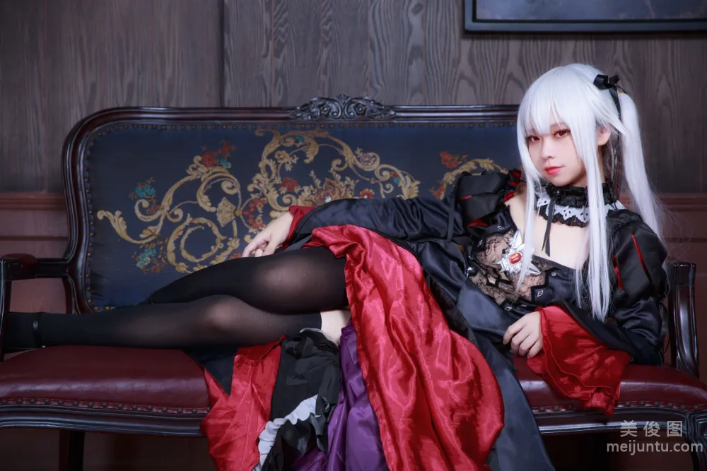 [Web Idols COSER Photo] G44 Buhui Shoushang - Mist Branch Long Skirt Set photo 11