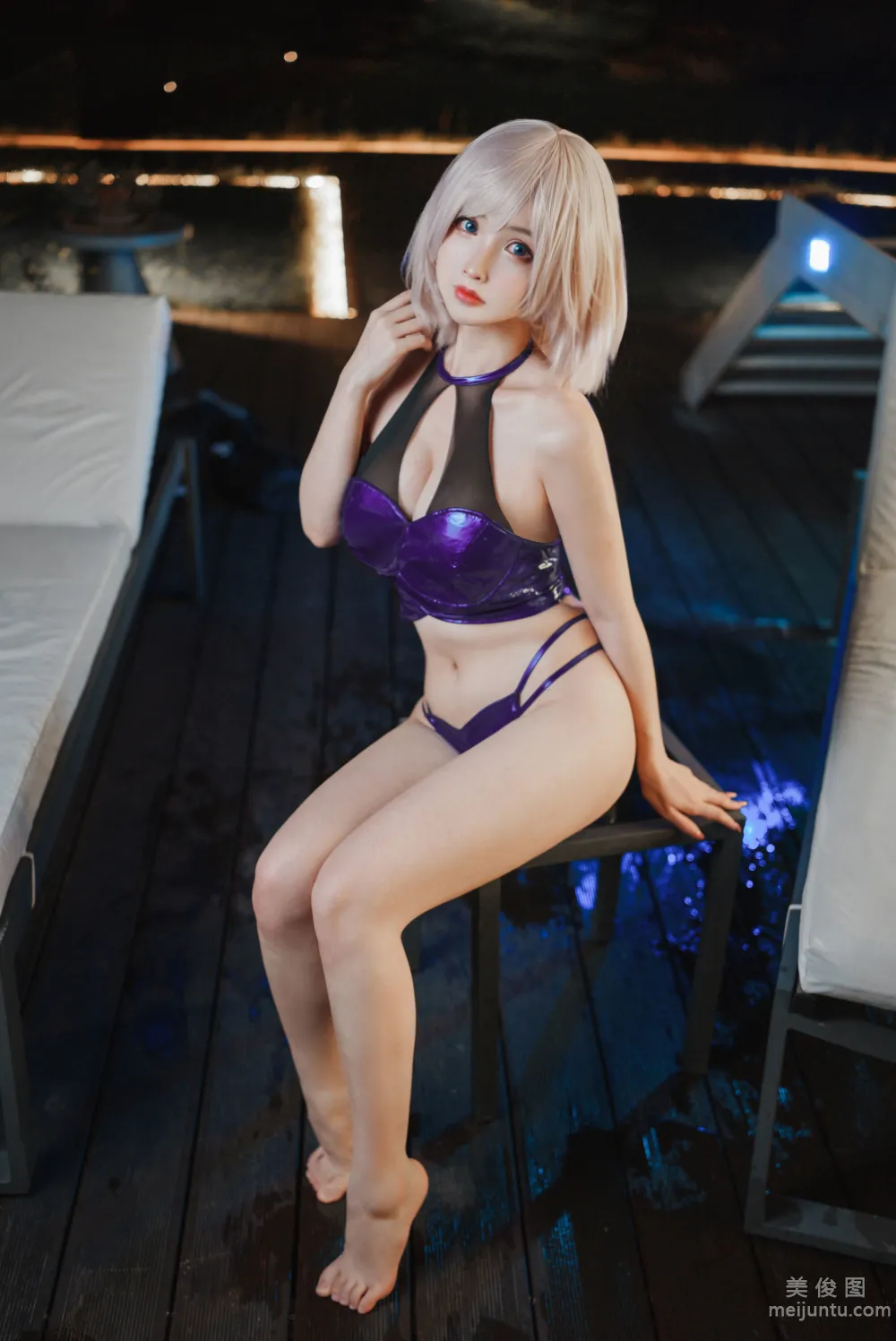 [Web Idols COSER Photos] rioko Liang Liangzi - Denkou Kio Raccoon Set photo 37