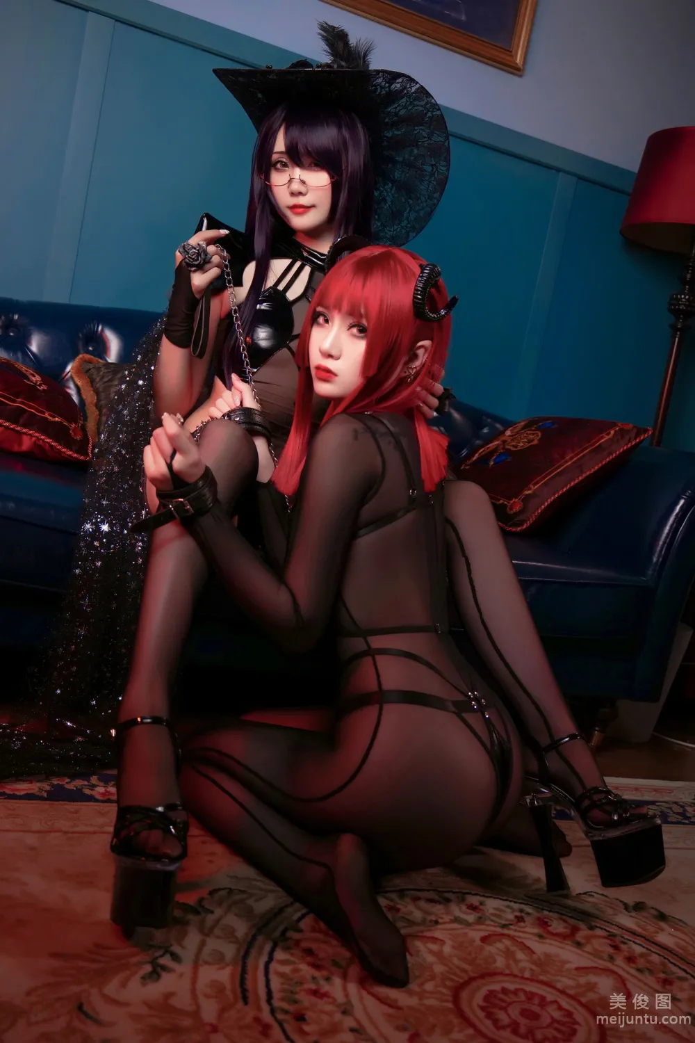 [網紅COSER寫真] 曉美媽&amp;羊大真人 - 魔女集會 12
