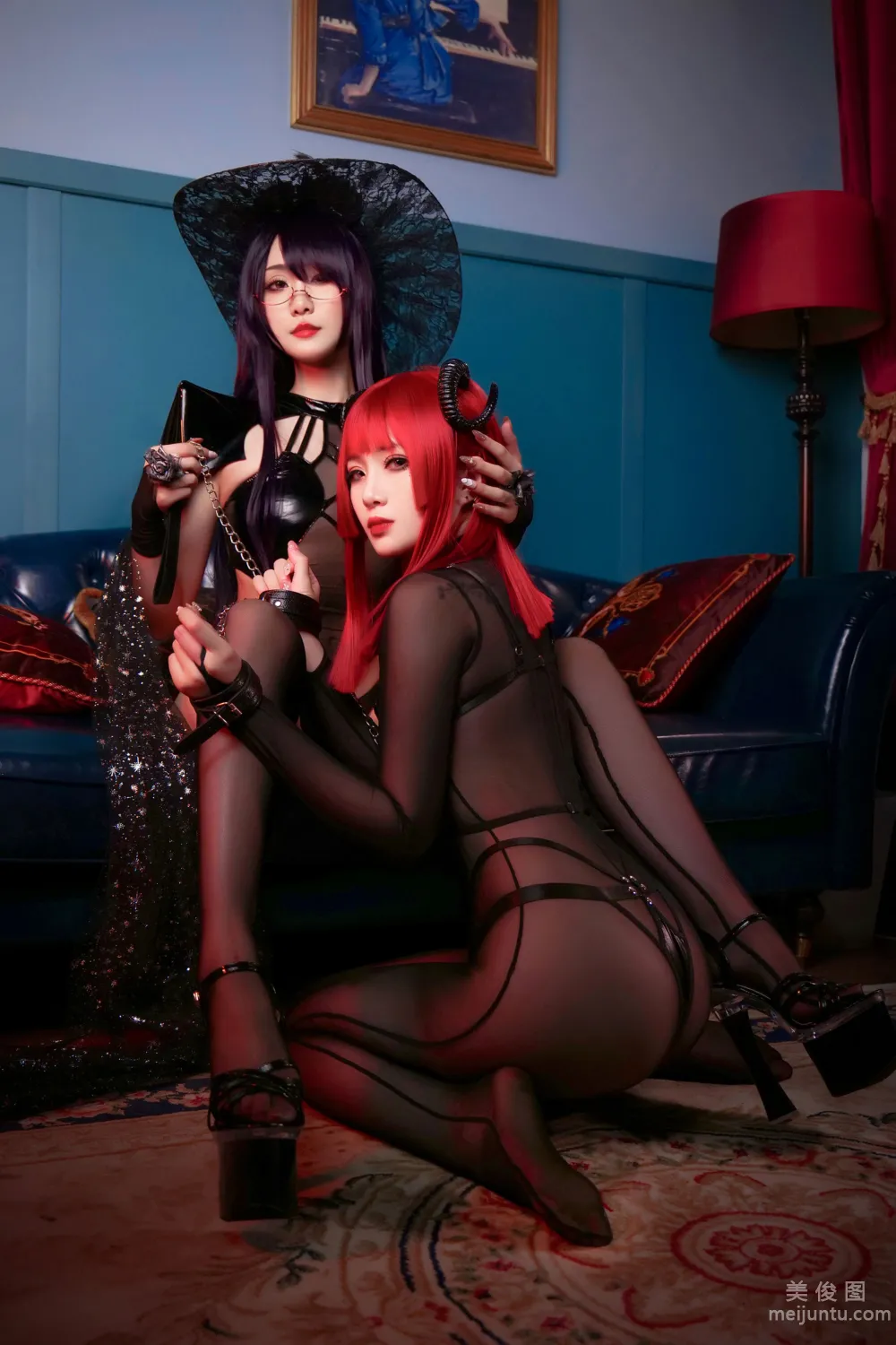 [網紅COSER寫真] 曉美媽&amp;羊大真人 - 魔女集會 11