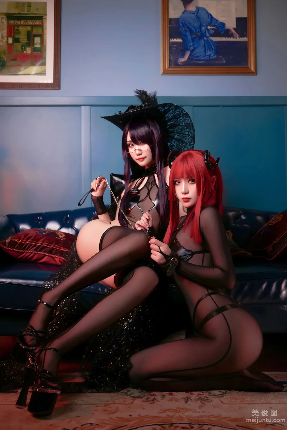 [網紅COSER寫真] 曉美媽&amp;羊大真人 - 魔女集會 10