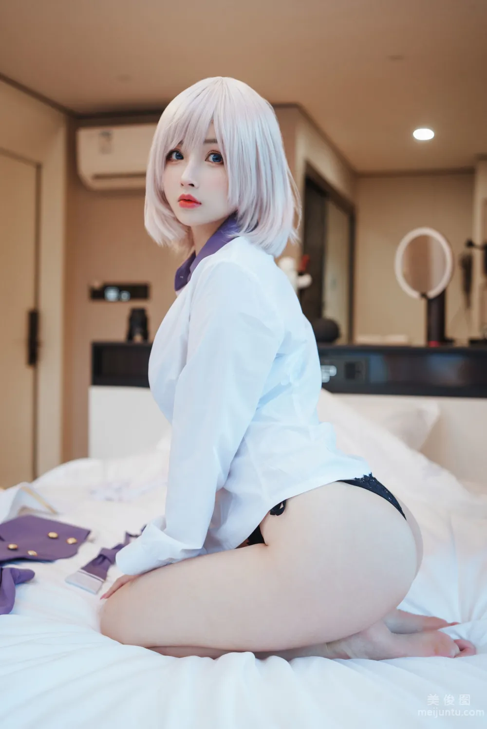 [Web Idols COSER Photos] rioko Liang Liangzi - Denkou Kio Raccoon Set photo 24