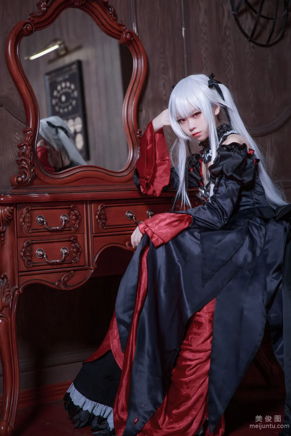 [Web Idols COSER Photo] G44 Buhui Shoushang - Mist Branch Long Skirt Set photo 6