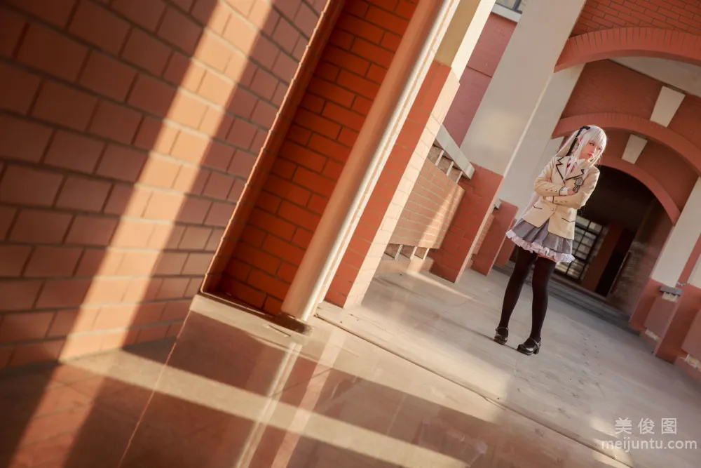 [Web Idol COSER Photos] G44 Buhui Shoushang, Wu Zhi School Uniform photo 9
