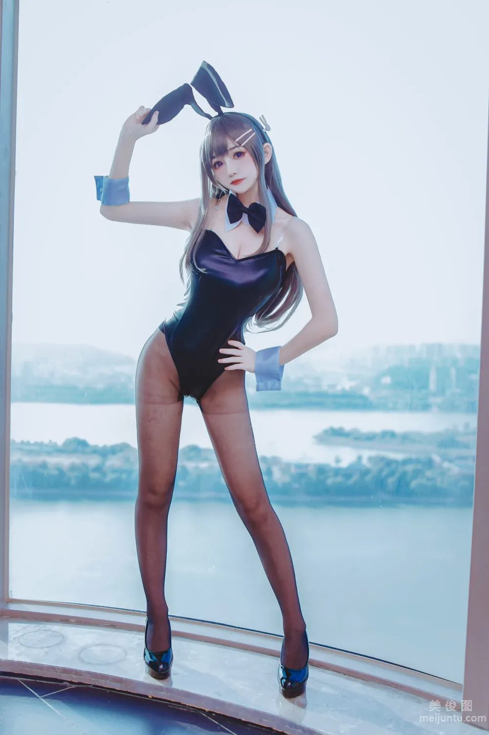 [Web Idol Coser Photos] Yiyi - Mai Bunny Girl Set photo 29
