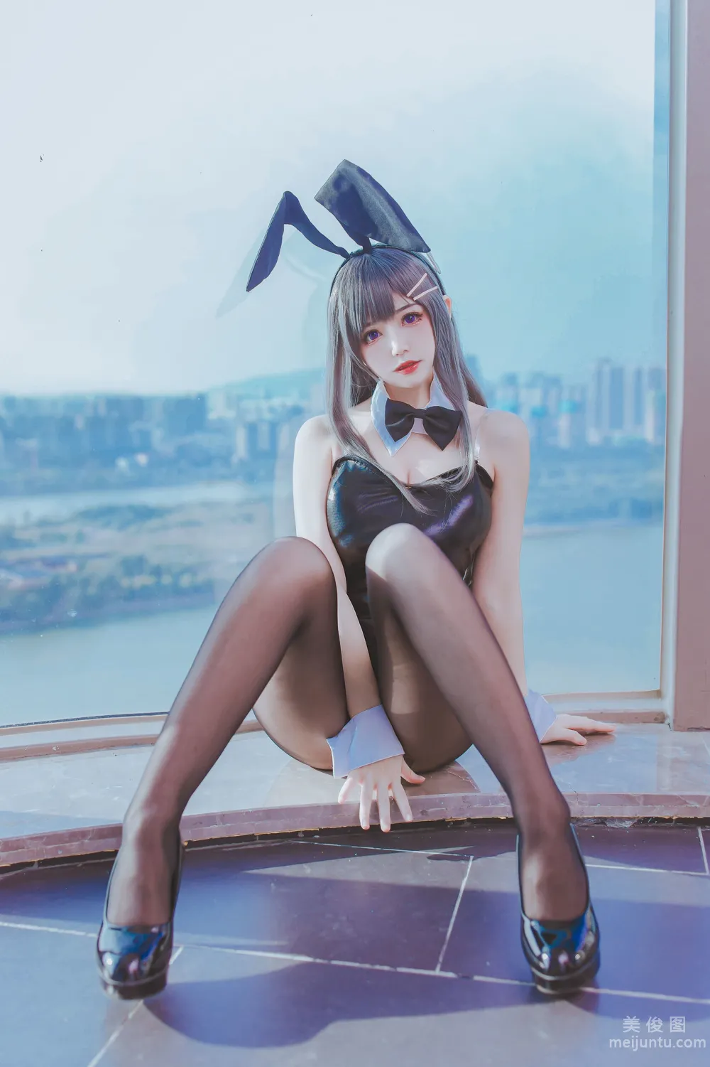 [Web Idol Coser Photos] Yiyi - Mai Bunny Girl Set photo 30