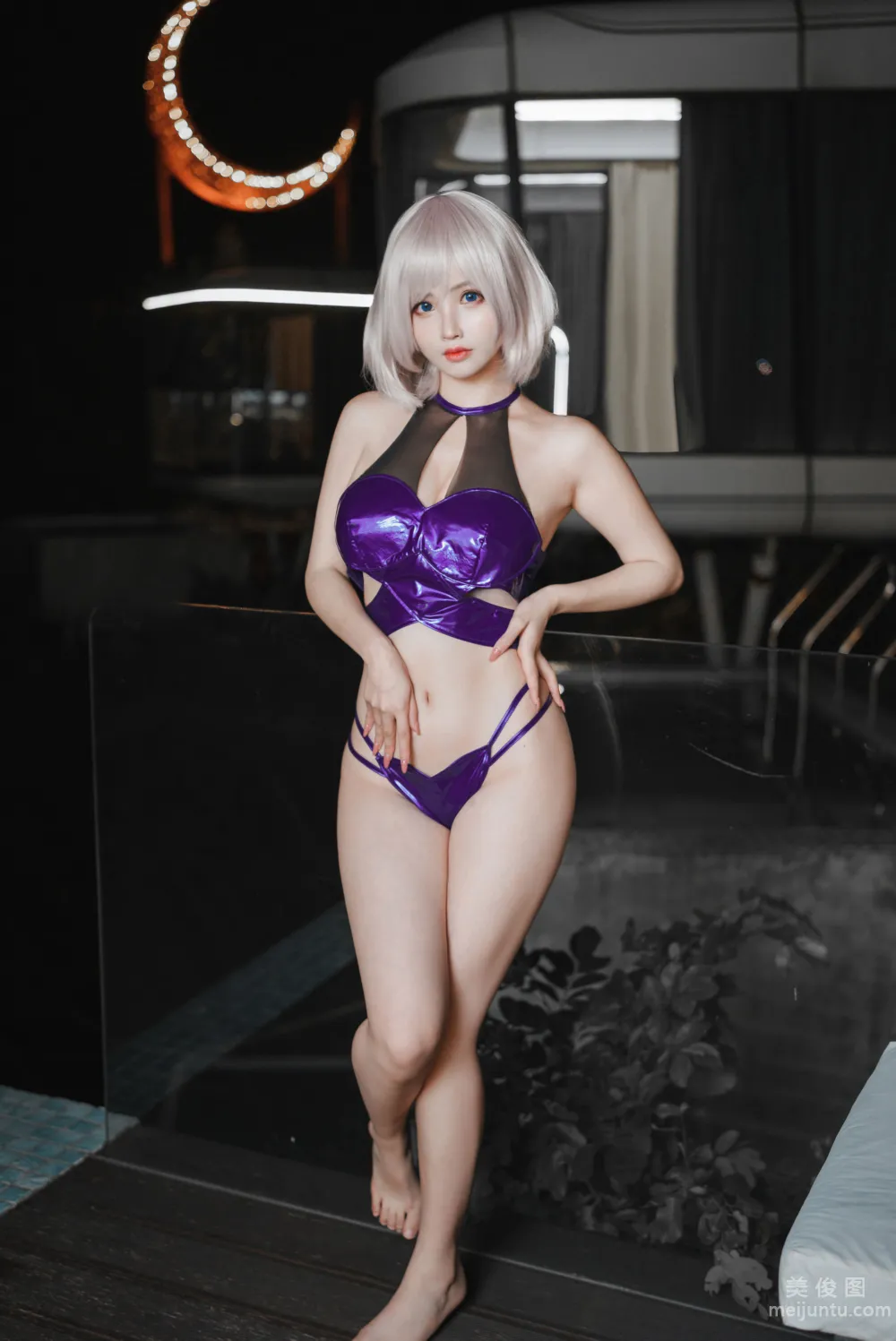 [Web Idols COSER Photos] rioko Liang Liangzi - Denkou Kio Raccoon Set photo 30