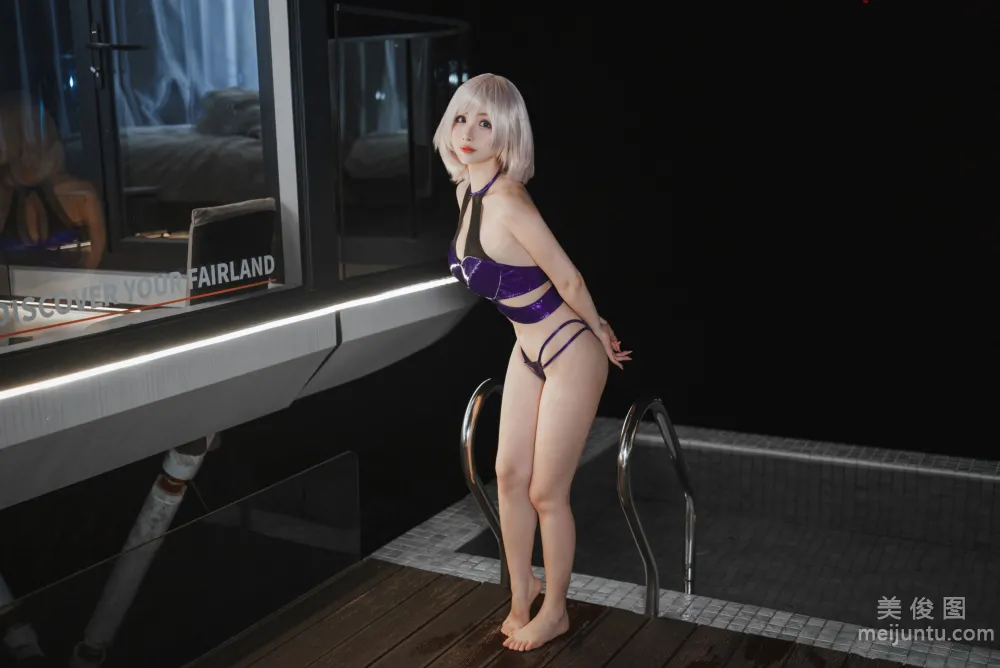 [Web Idols COSER Photos] rioko Liang Liangzi - Denkou Kio Raccoon Set photo 29