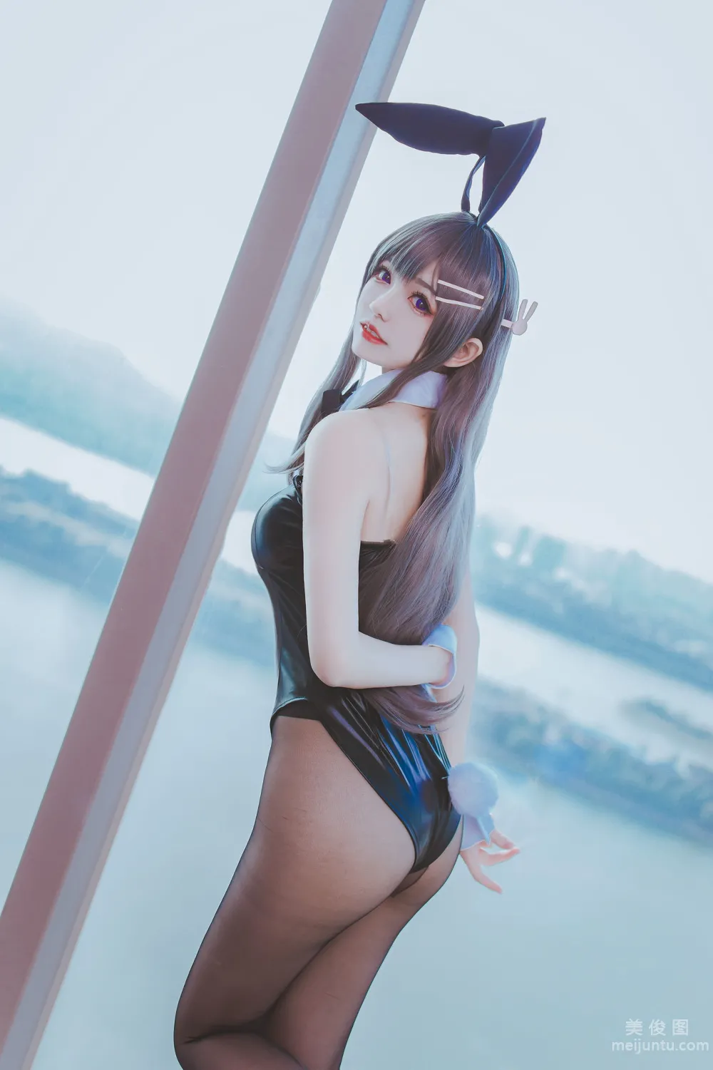 [Web Idol Coser Photos] Yiyi - Mai Bunny Girl Set photo 35