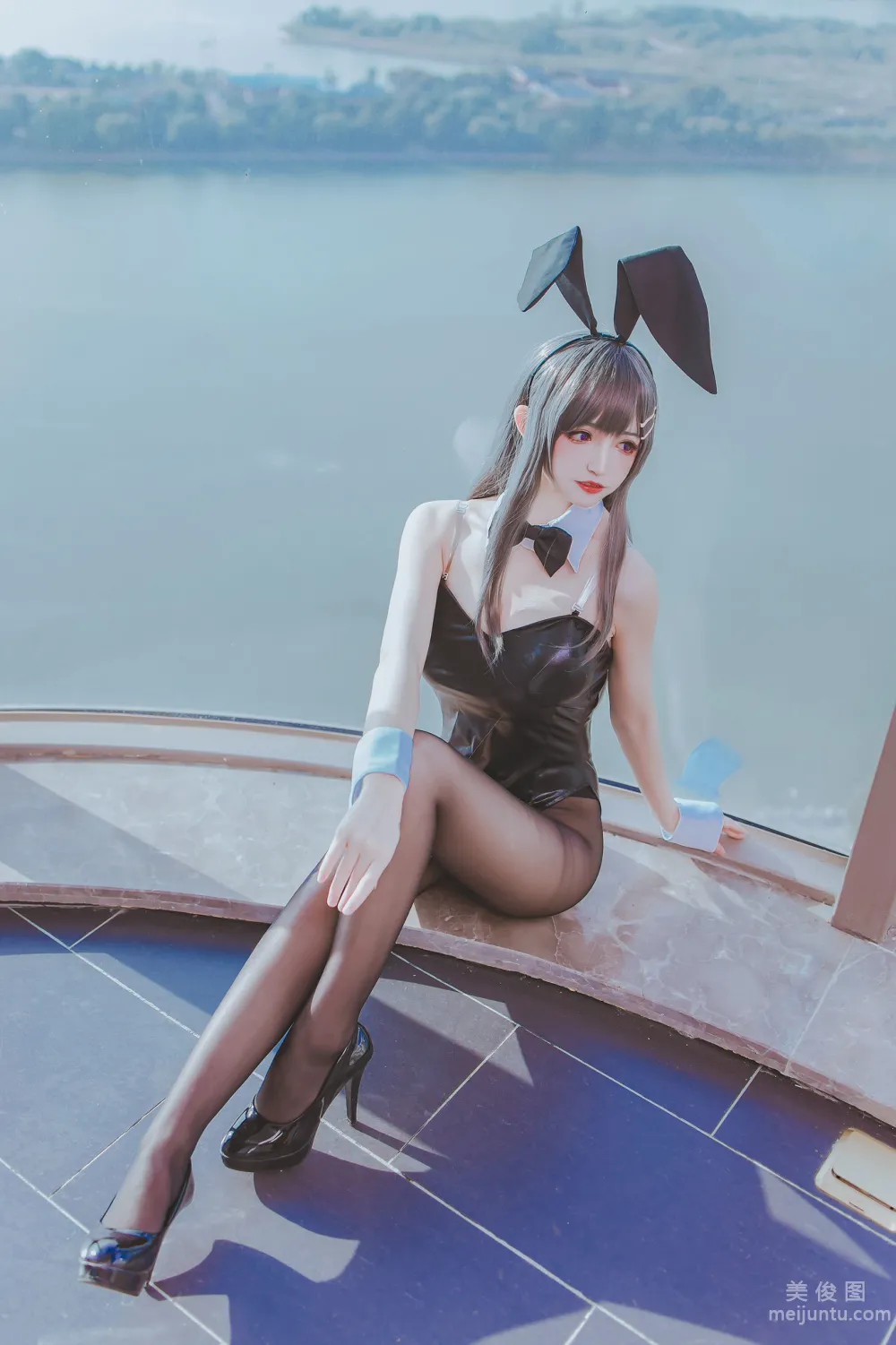 [Web Idol Coser Photos] Yiyi - Mai Bunny Girl Set photo 34