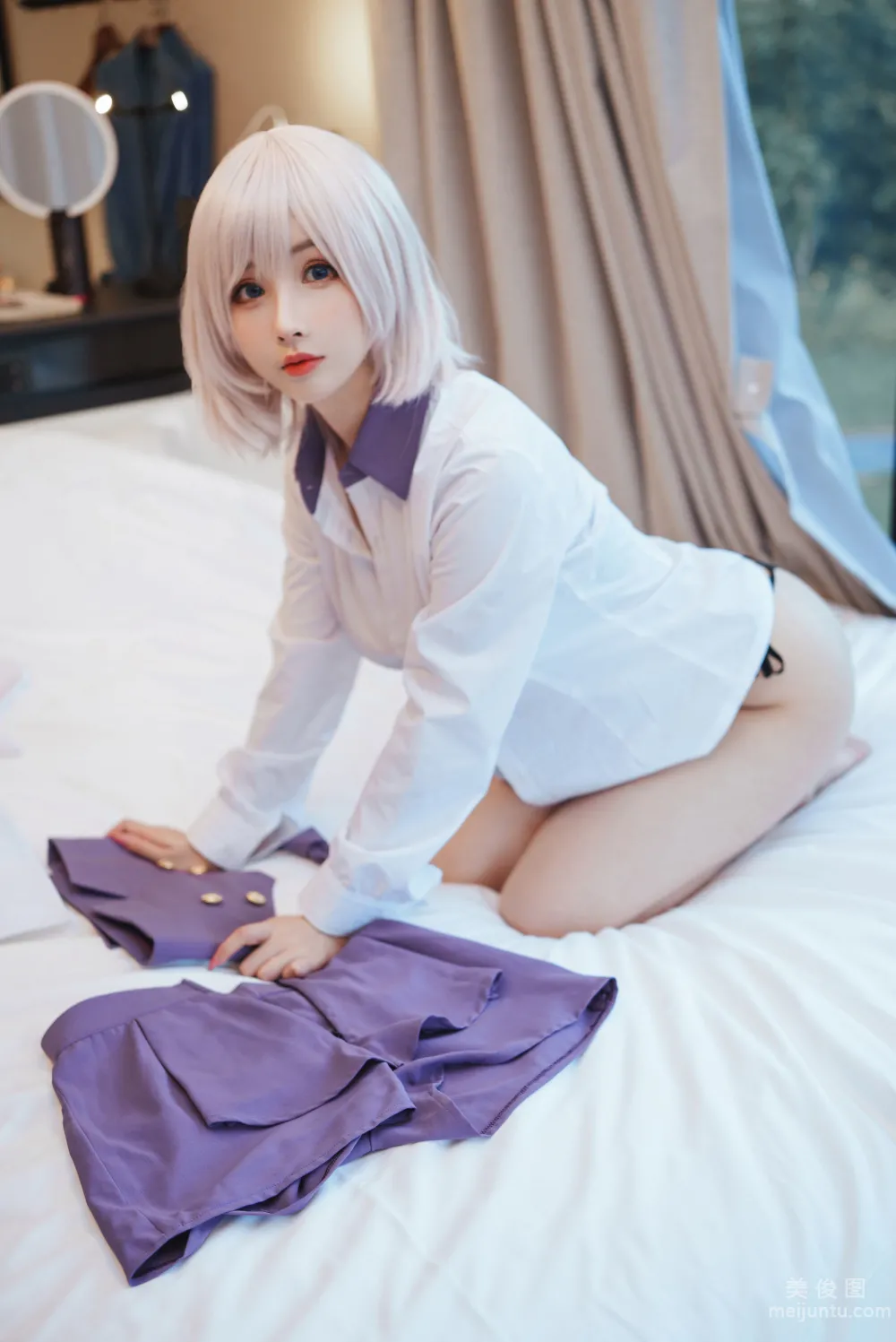 [Web Idols COSER Photos] rioko Liang Liangzi - Denkou Kio Raccoon Set photo 23