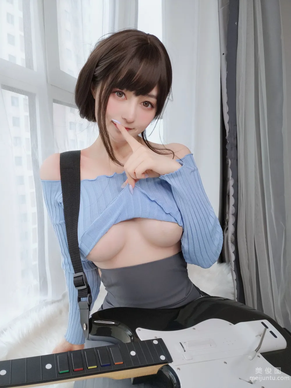 [Web Idols COSER Photos] Baiyin - Guitar Sister photo 28