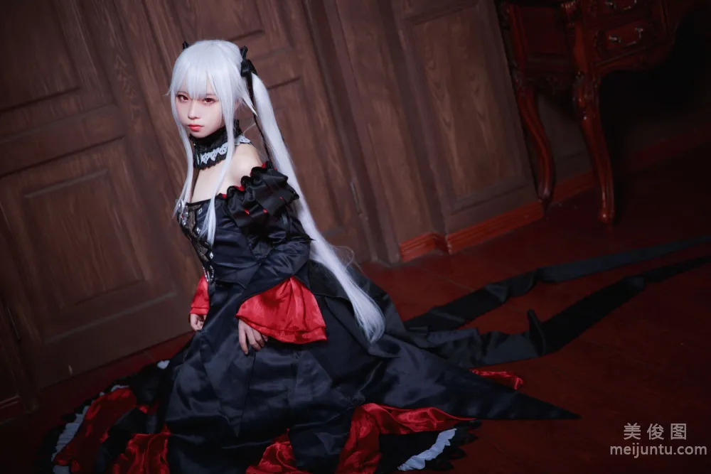 [Web Idols COSER Photo] G44 Buhui Shoushang - Mist Branch Long Skirt Set photo 5