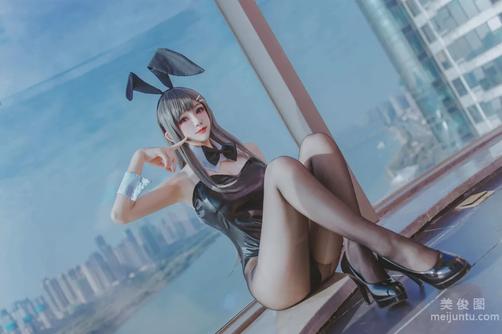 [Web Idol Coser Photos] Yiyi - Mai Bunny Girl Set photo 37