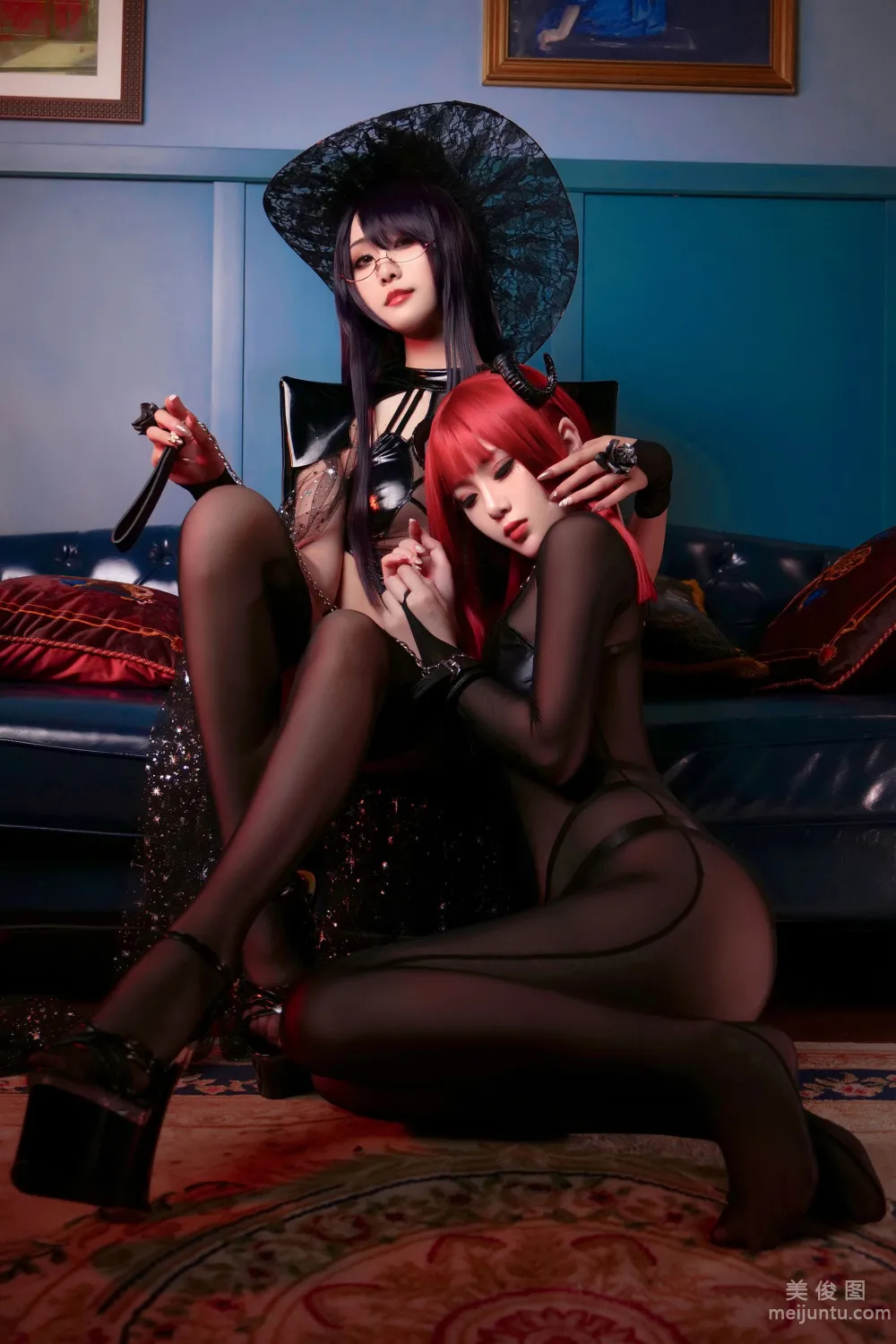 [网红COSER写真] 曉美媽&羊大真人 - 魔女集会5