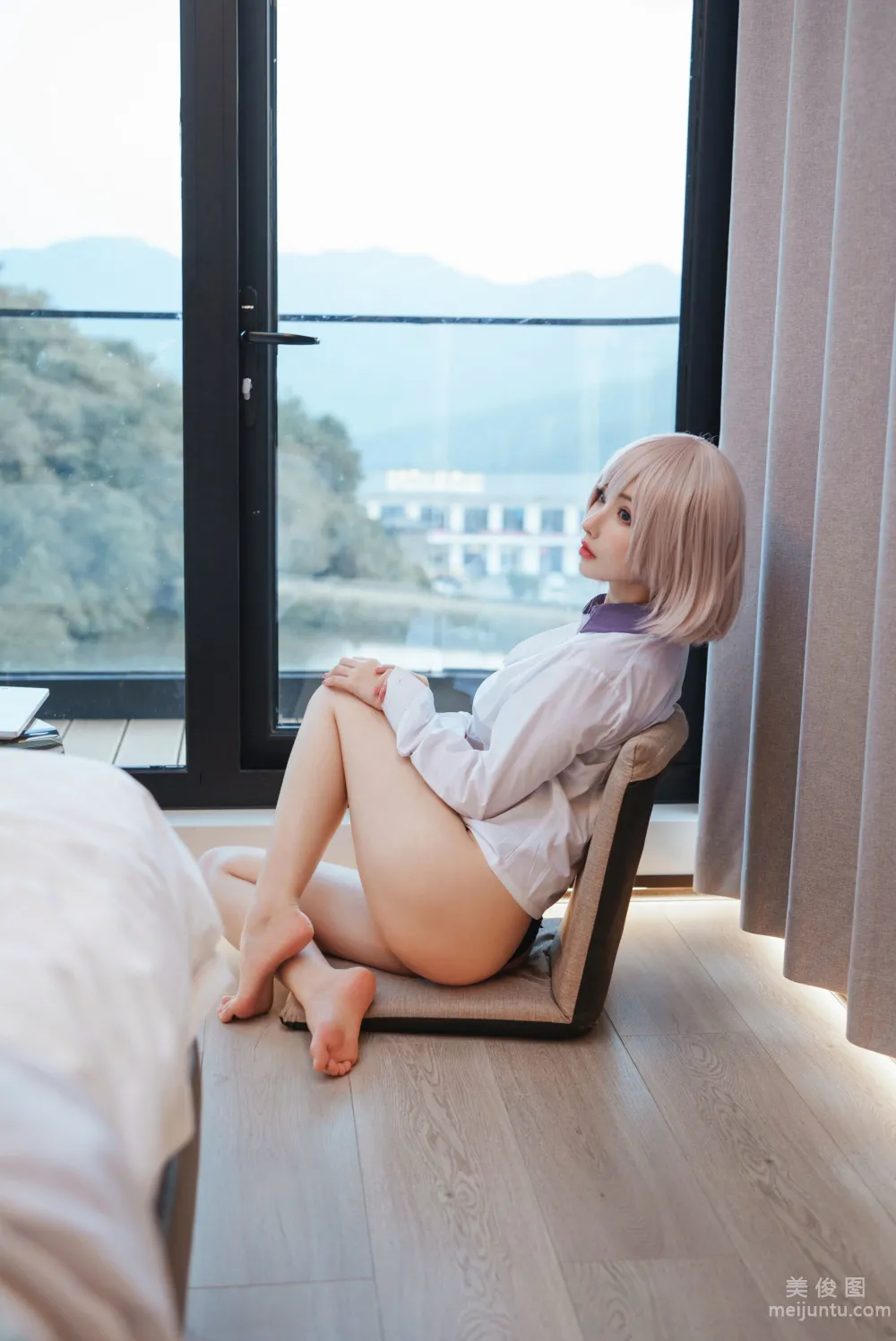 [Web Idols COSER Photos] rioko Liang Liangzi - Denkou Kio Raccoon Set photo 21