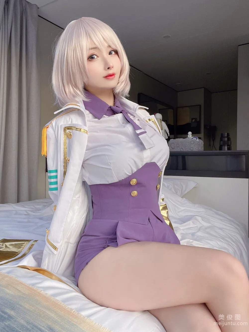 [Web Idols COSER Photos] rioko Liang Liangzi - Denkou Kio Raccoon Set photo 47