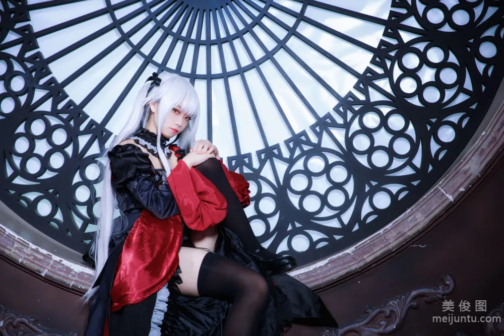 [Web Idols COSER Photo] G44 Buhui Shoushang - Mist Branch Long Skirt Set photo 3