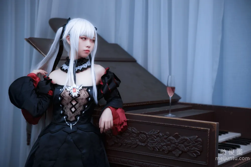[Web Idols COSER Photo] G44 Buhui Shoushang - Mist Branch Long Skirt Set photo 10