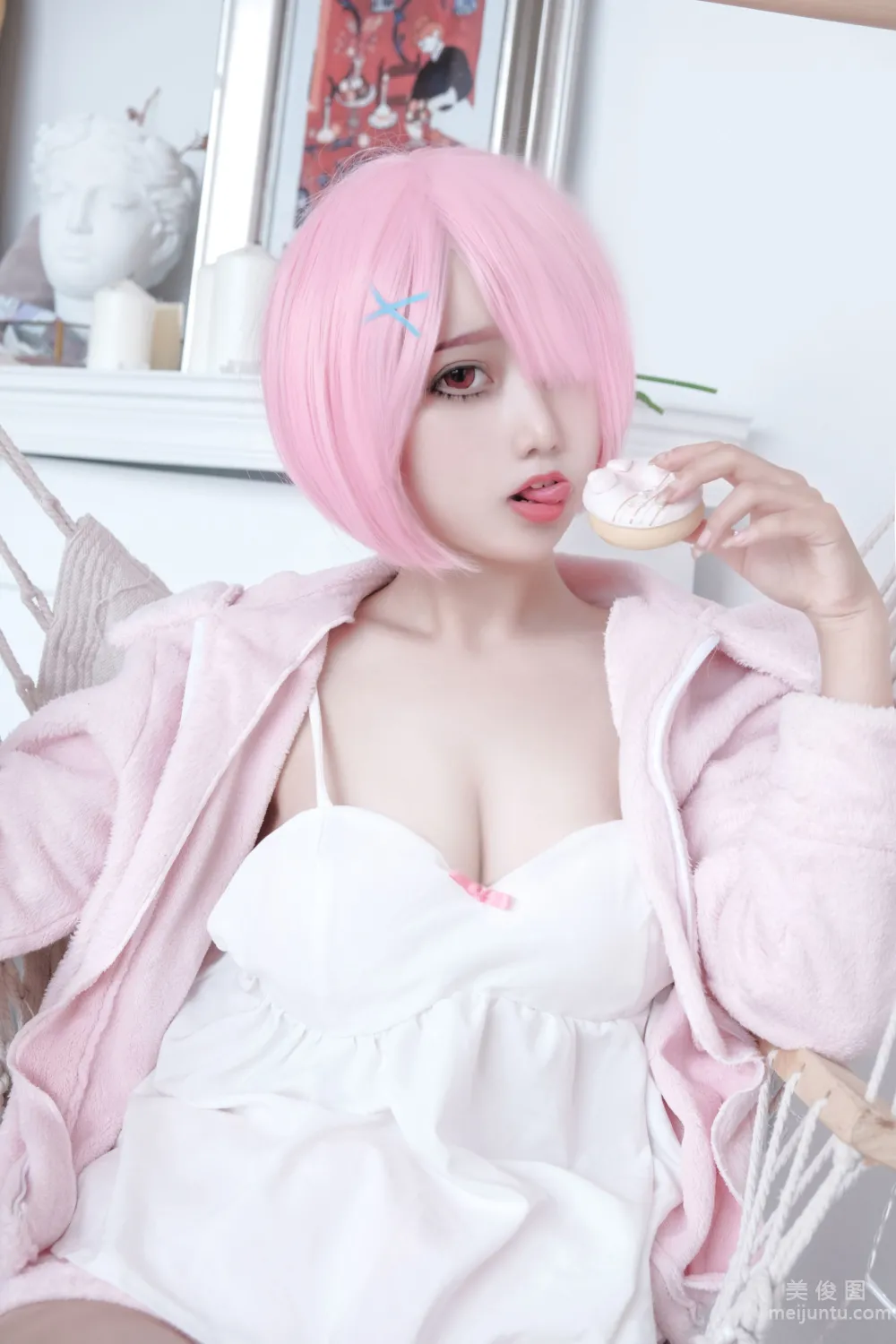 [Web Idol COSER Photo] eloise Ruanruan, Pure Desire Ram photo 26