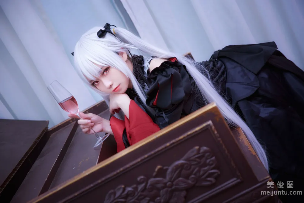 [Web Idols COSER Photo] G44 Buhui Shoushang - Mist Branch Long Skirt Set photo 9
