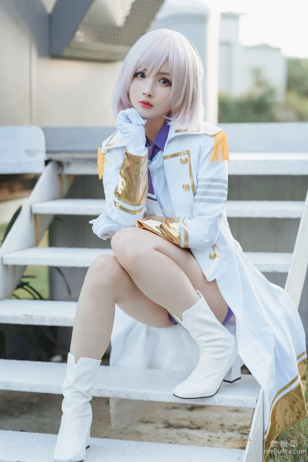 [Web Idols COSER Photos] rioko Liang Liangzi - Denkou Kio Raccoon Set photo 8