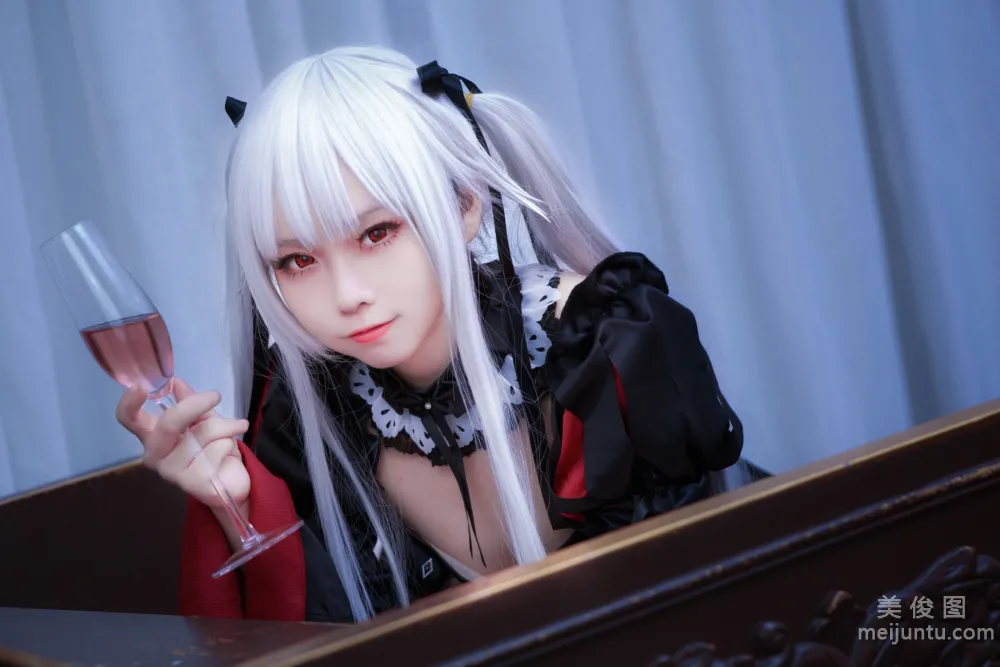 [Web Idols COSER Photo] G44 Buhui Shoushang - Mist Branch Long Skirt Set photo 8
