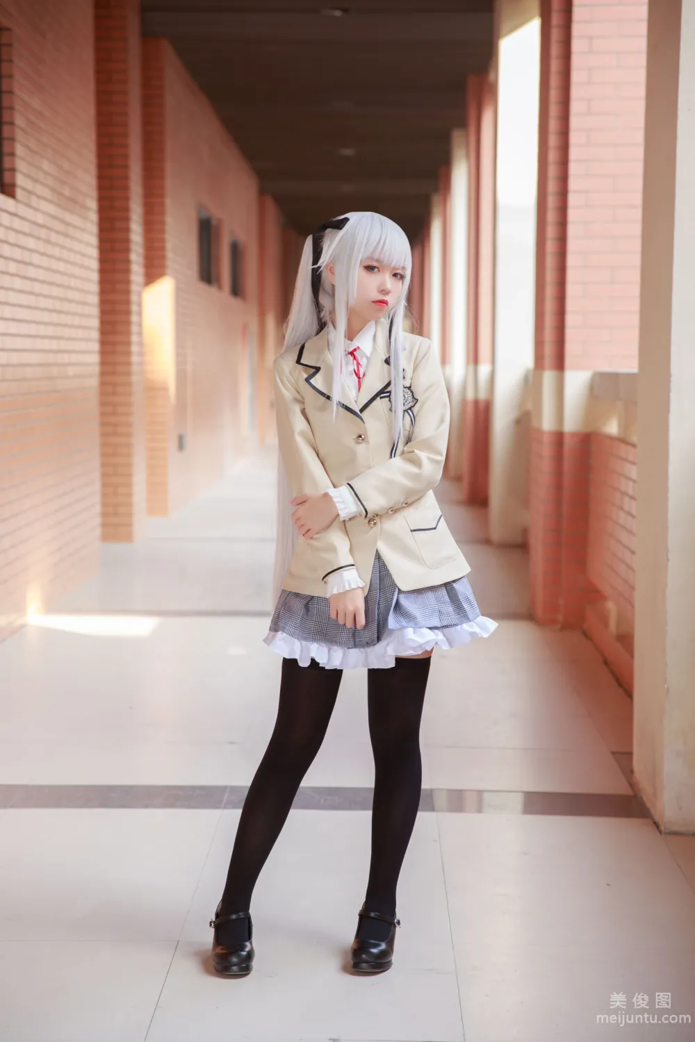 [Web Idol COSER Photos] G44 Buhui Shoushang, Wu Zhi School Uniform photo 5