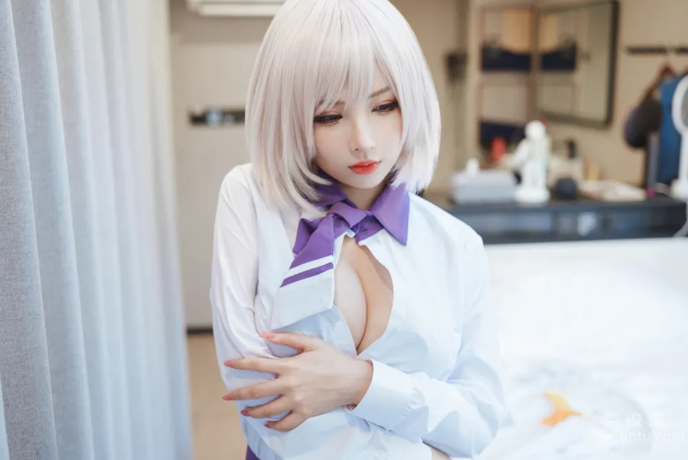 [Web Idols COSER Photos] rioko Liang Liangzi - Denkou Kio Raccoon Set photo 13