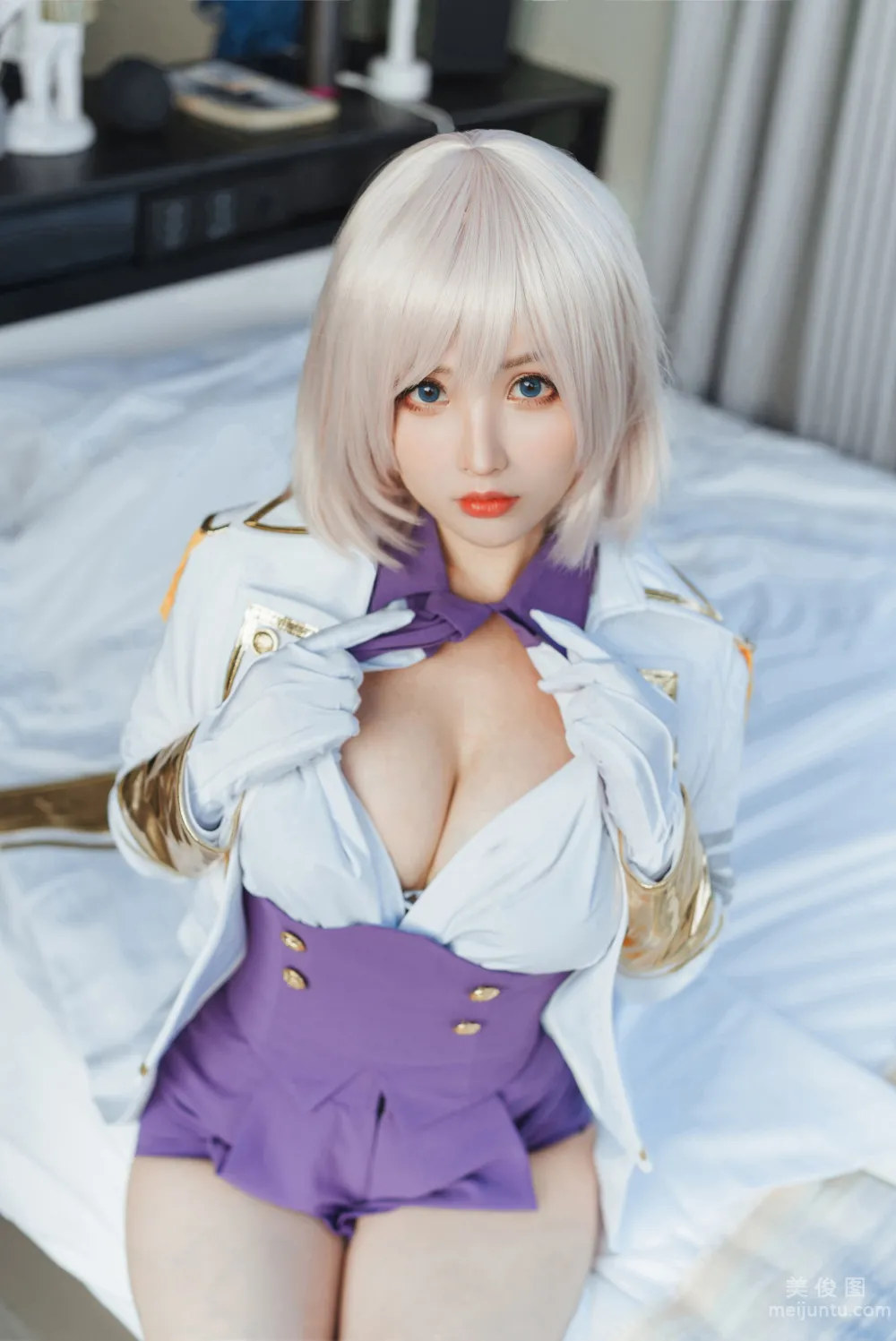 [Web Idols COSER Photos] rioko Liang Liangzi - Denkou Kio Raccoon Set photo 12