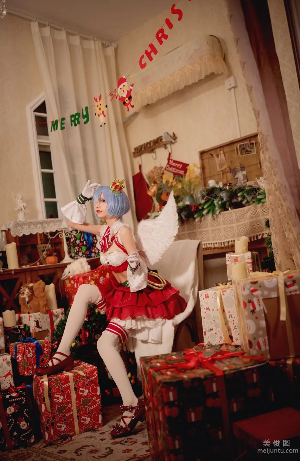 [Web Idols Cosplay Photos] Huaqi Hana - Christmas Rem Set photo 2