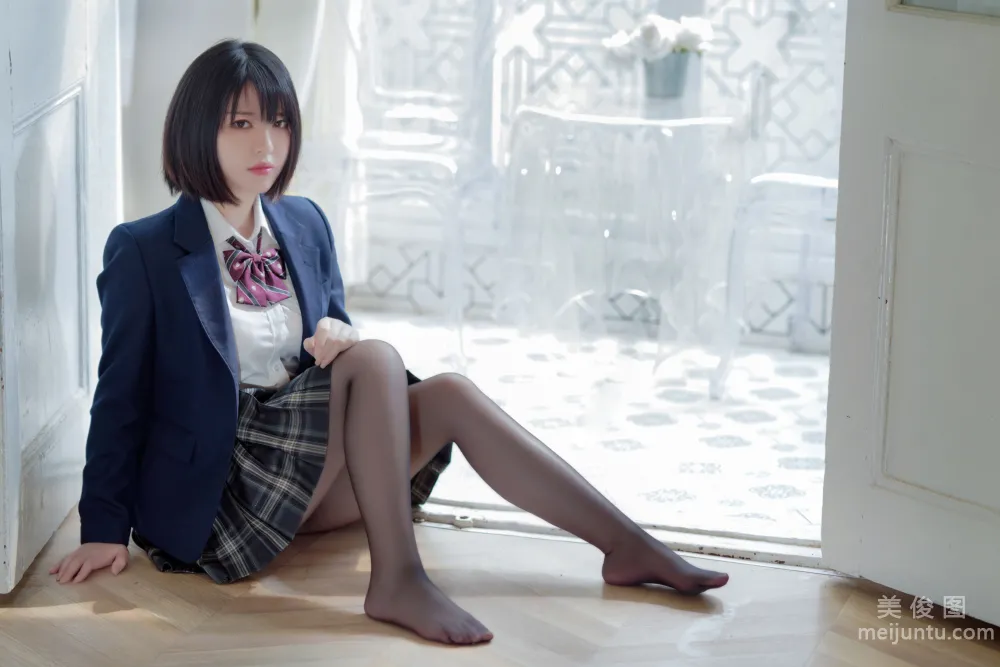 [網紅COSER寫真] 半半子 - 彼女の制服姿が好き 4