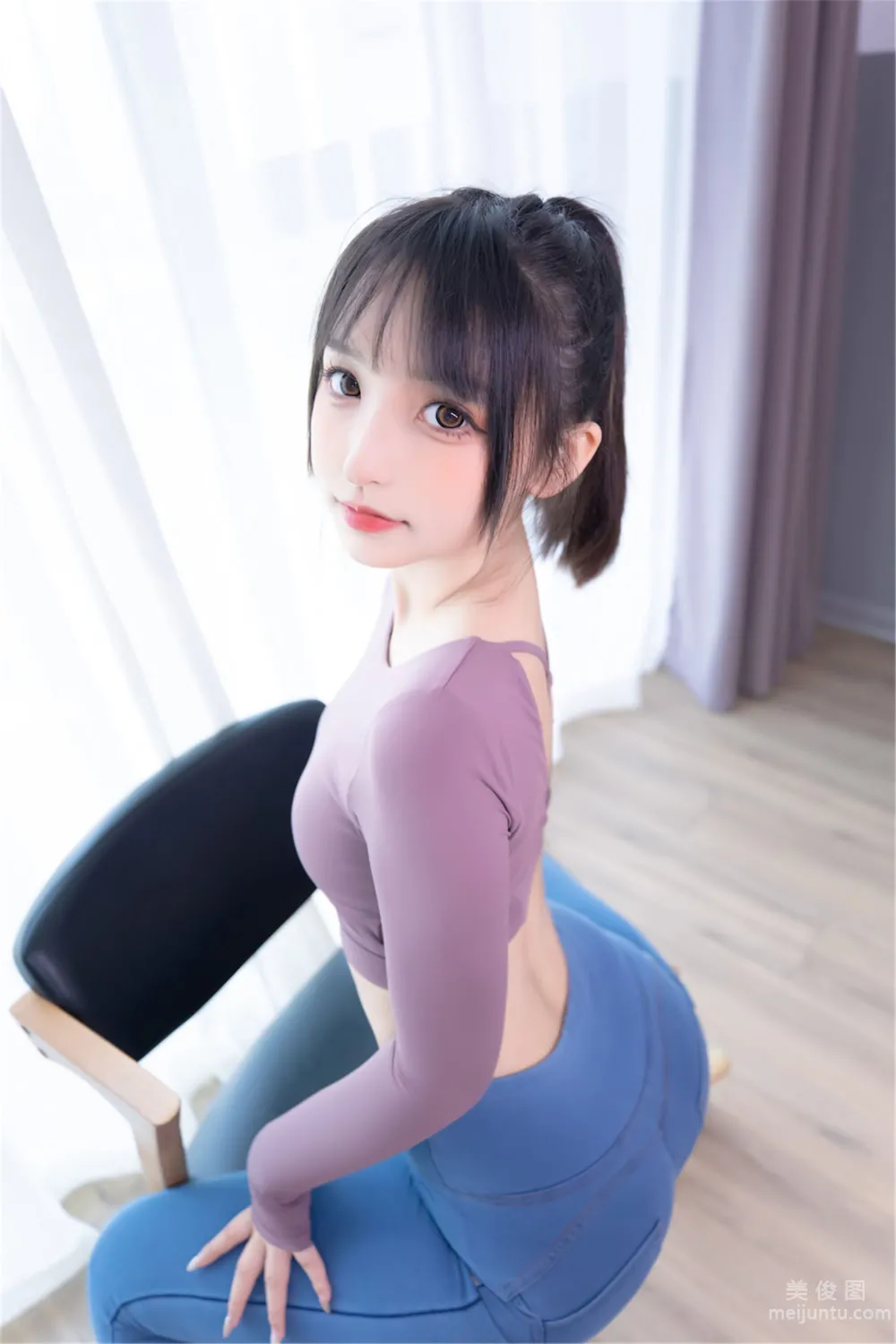[網紅COSER寫真] 蘿莉神楽闆真冬 之 牛仔狂熱 41