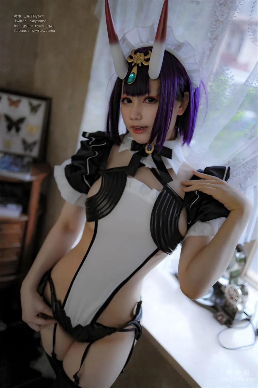 [Web Idols Coser Photo] Nyako Miaozi, Shuten Douji Maid photo 23