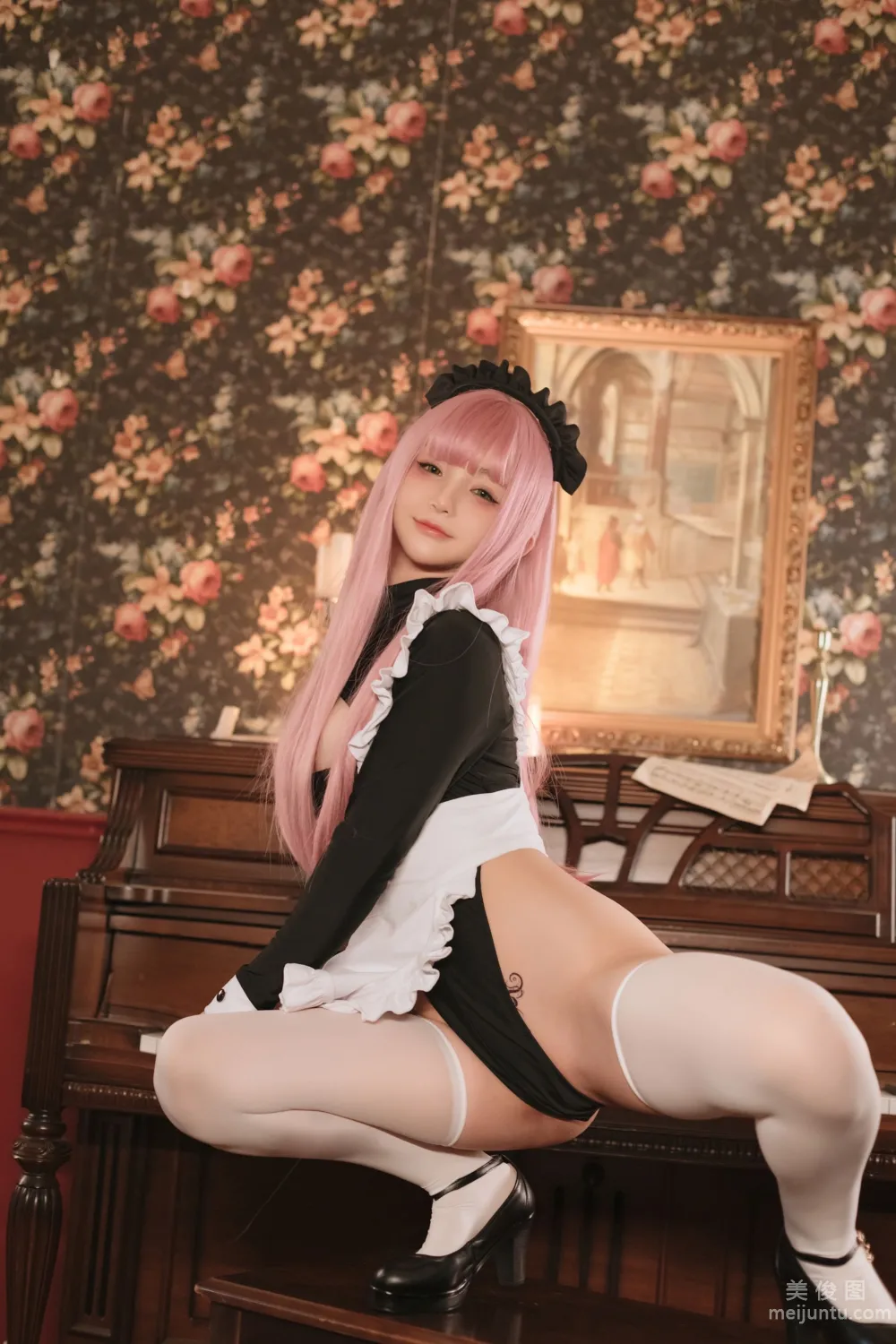 [网红COSER写真] 桜井宁宁 - 复古女仆 套图2