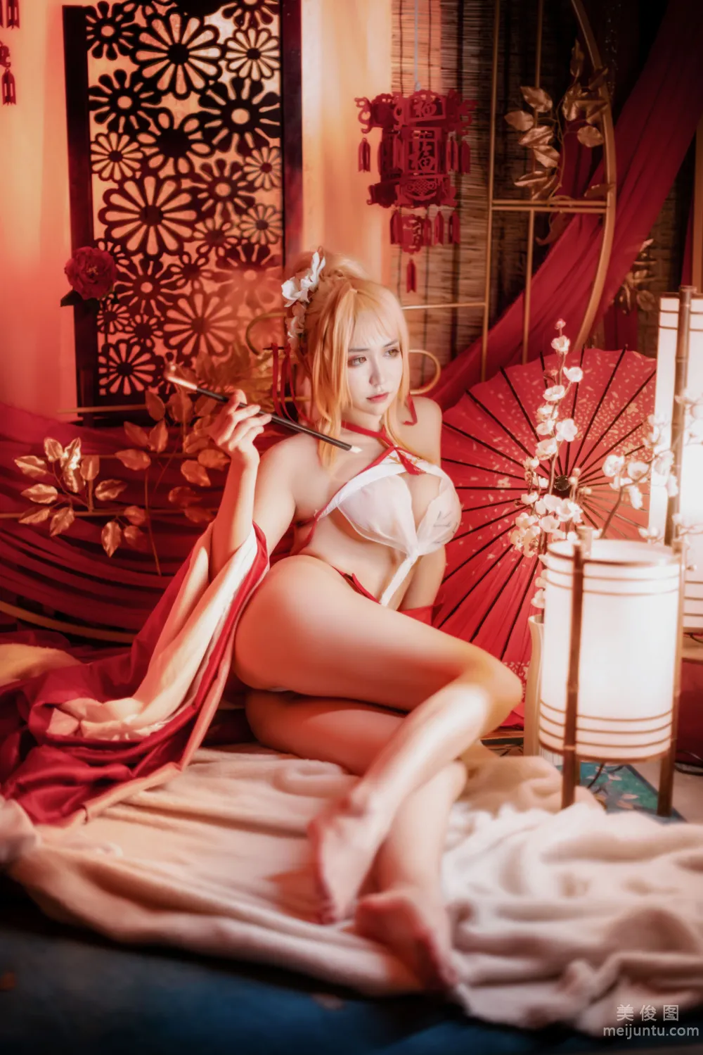 [网红COSER写真] 阮邑_Fairy - 光荣 凉夜香雪 套图9