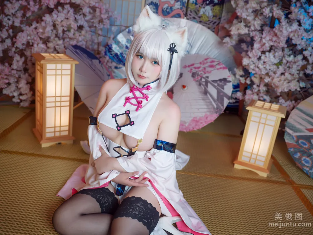 [Web Idols COSER Photo] Mahua Mahua Jiang - Mataro Qipao Set photo 19