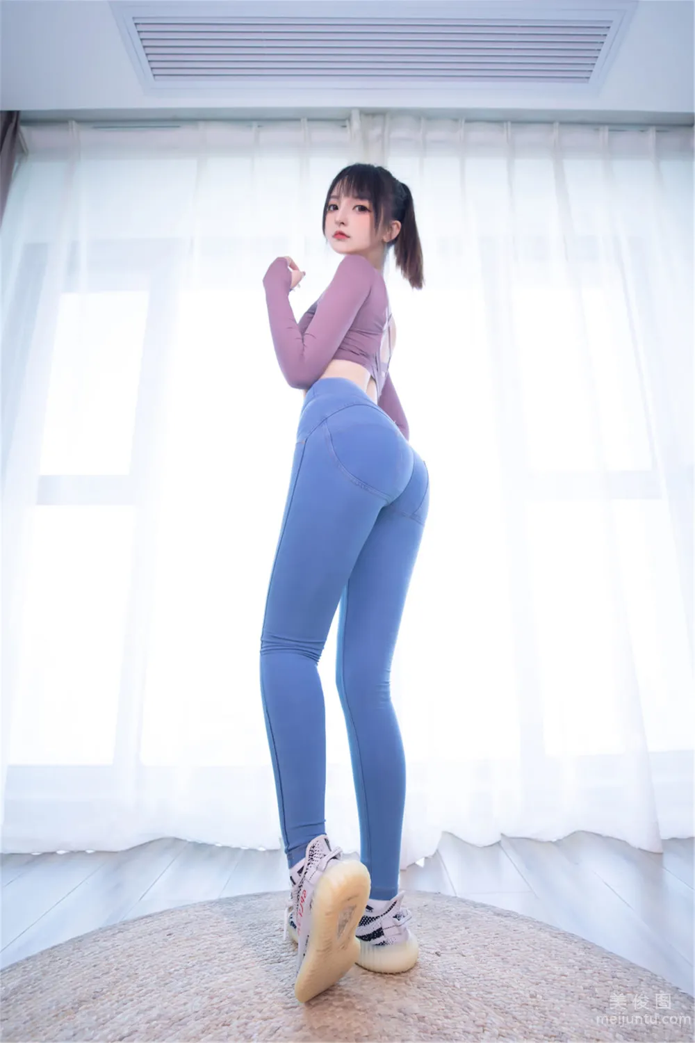 [網紅COSER寫真] 蘿莉神楽闆真冬 之 牛仔狂熱 59