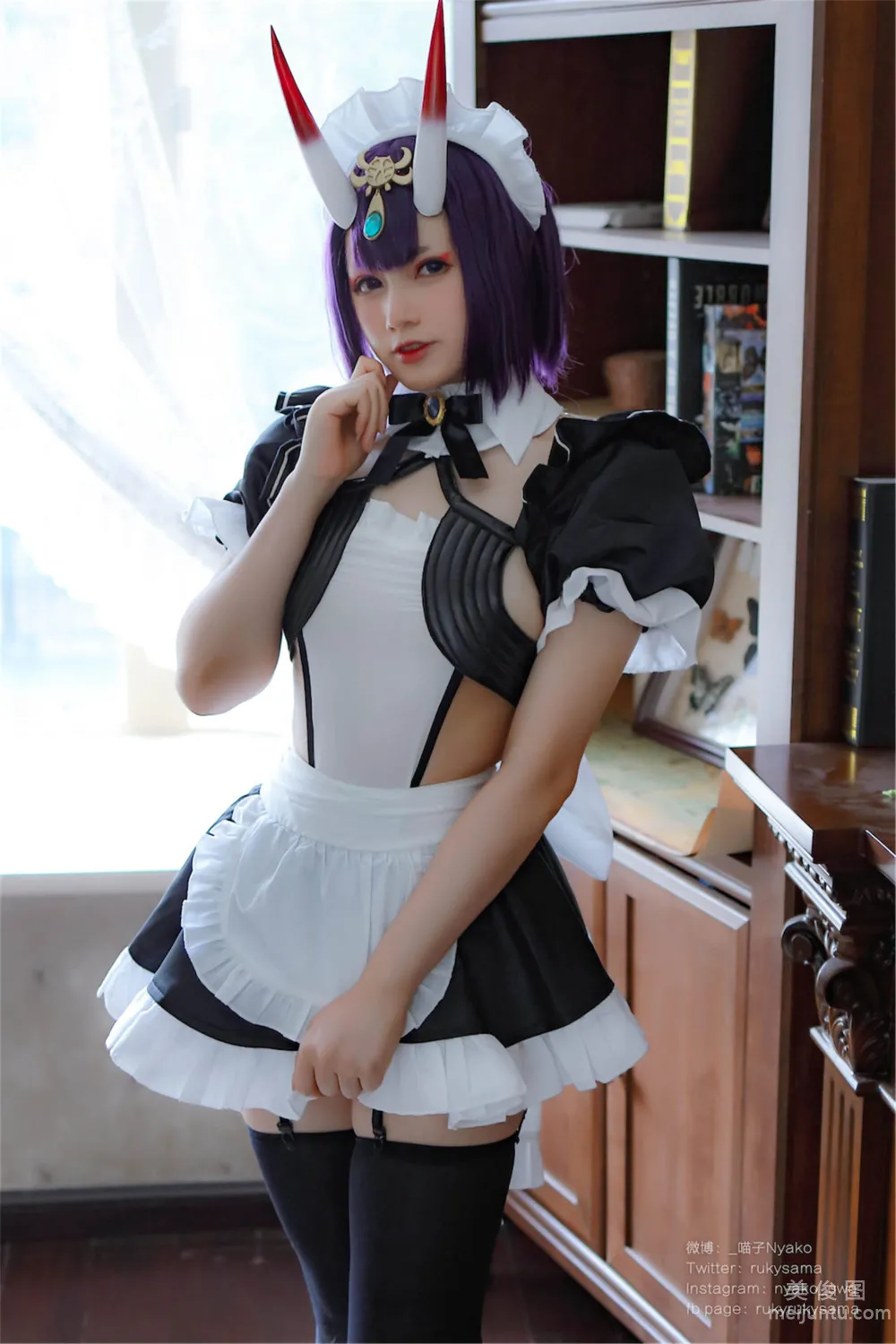 [Web Idols Coser Photo] Nyako Miaozi, Shuten Douji Maid photo 9